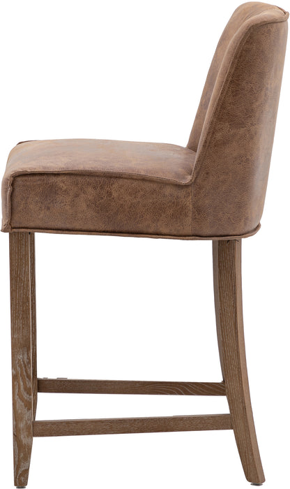 Gallery Direct Pair of Tarnby Bar Stools in Brown