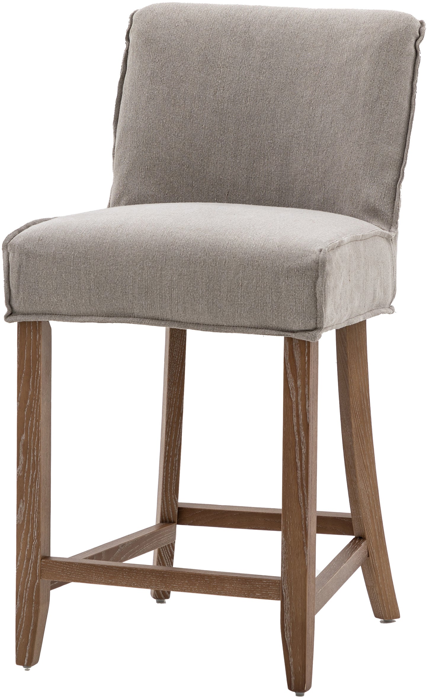 Gallery Direct Pair of Tarnby Bar Stools in Taupe
