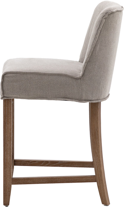 Gallery Direct Pair of Tarnby Bar Stools in Taupe