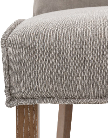 Gallery Direct Pair of Tarnby Bar Stools in Taupe