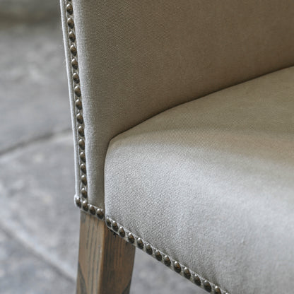 Gallery Direct Pair of Rex Bar Stools in Cement