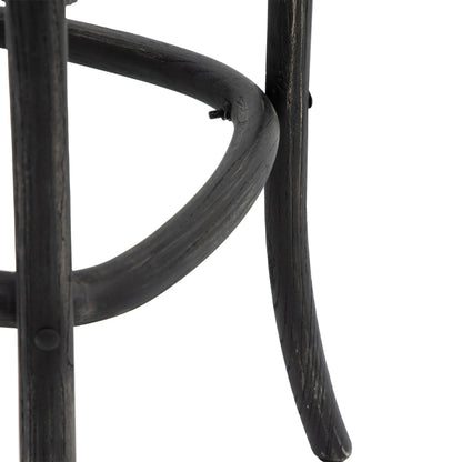 Gallery Direct Cafe Pair of Stools in Black Rattan