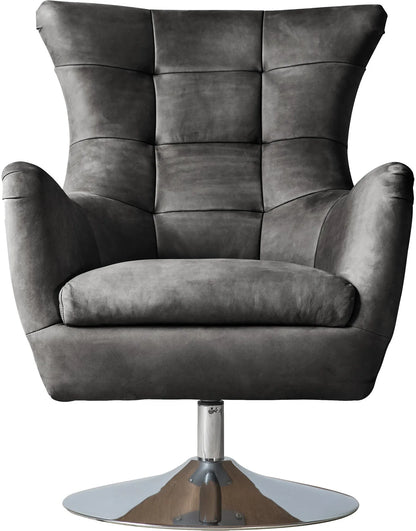 Gallery Direct Bristol Swivel Chair in Antique Ebony