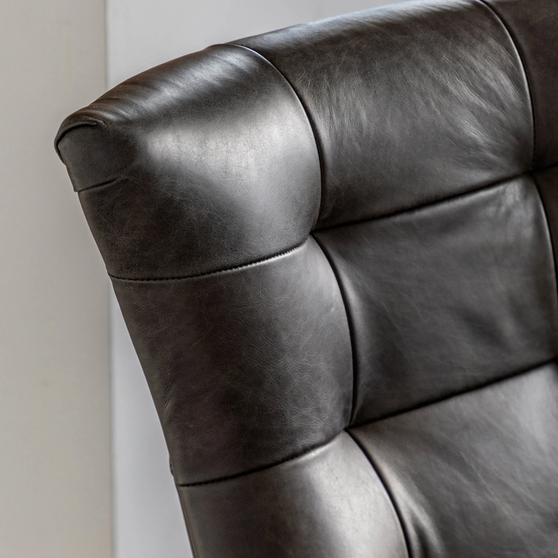 Gallery Direct Bristol Swivel Chair in Antique Ebony