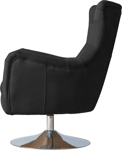 Gallery Direct Bristol Swivel Chair in Antique Ebony