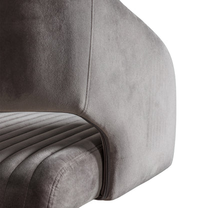 Gallery Direct Murray Swivel Chair in Grey