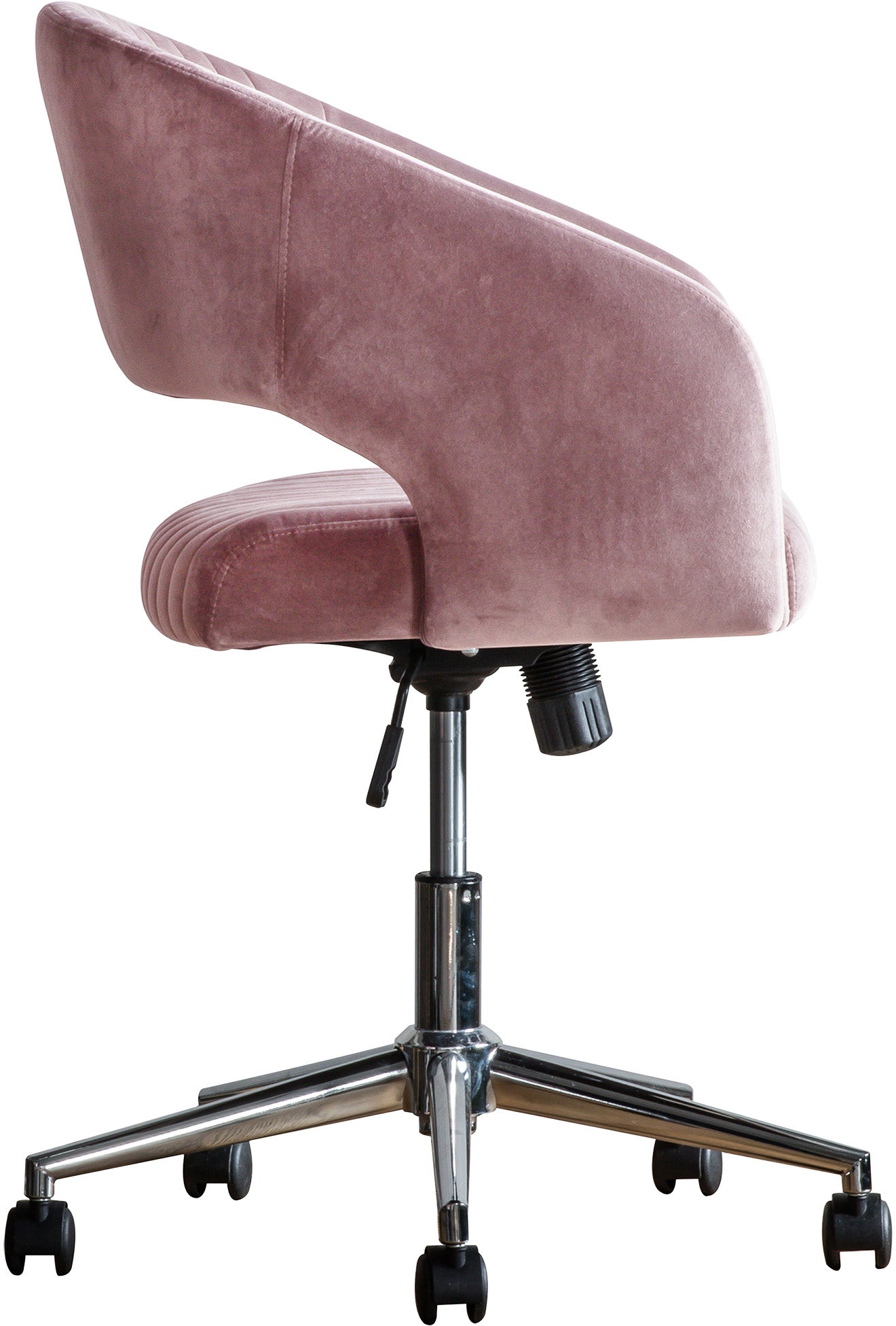 Gallery Direct Murray Swivel Chair in Pink