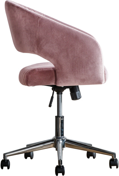 Gallery Direct Murray Swivel Chair in Pink