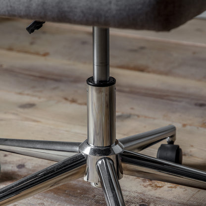 Gallery Direct Mcintyre Swivel Chair in Grey