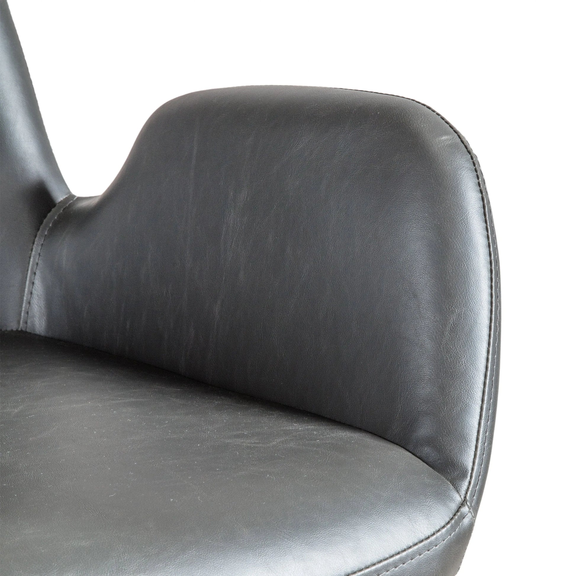Gallery Direct Faraday Swivel Chair in Charcoal