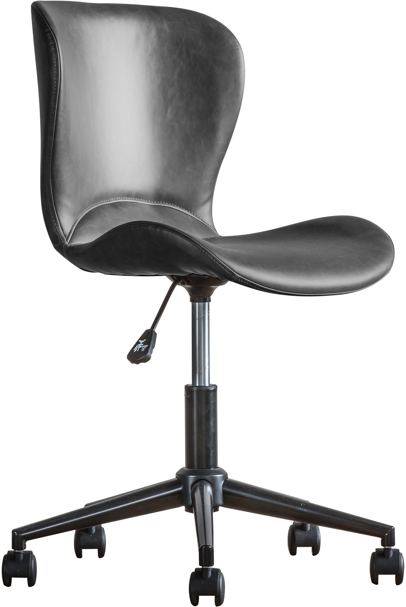 Gallery Direct Mendel Swivel Chair in Charcoal