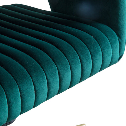 Gallery Direct Murray Swivel Chair Green Velvet