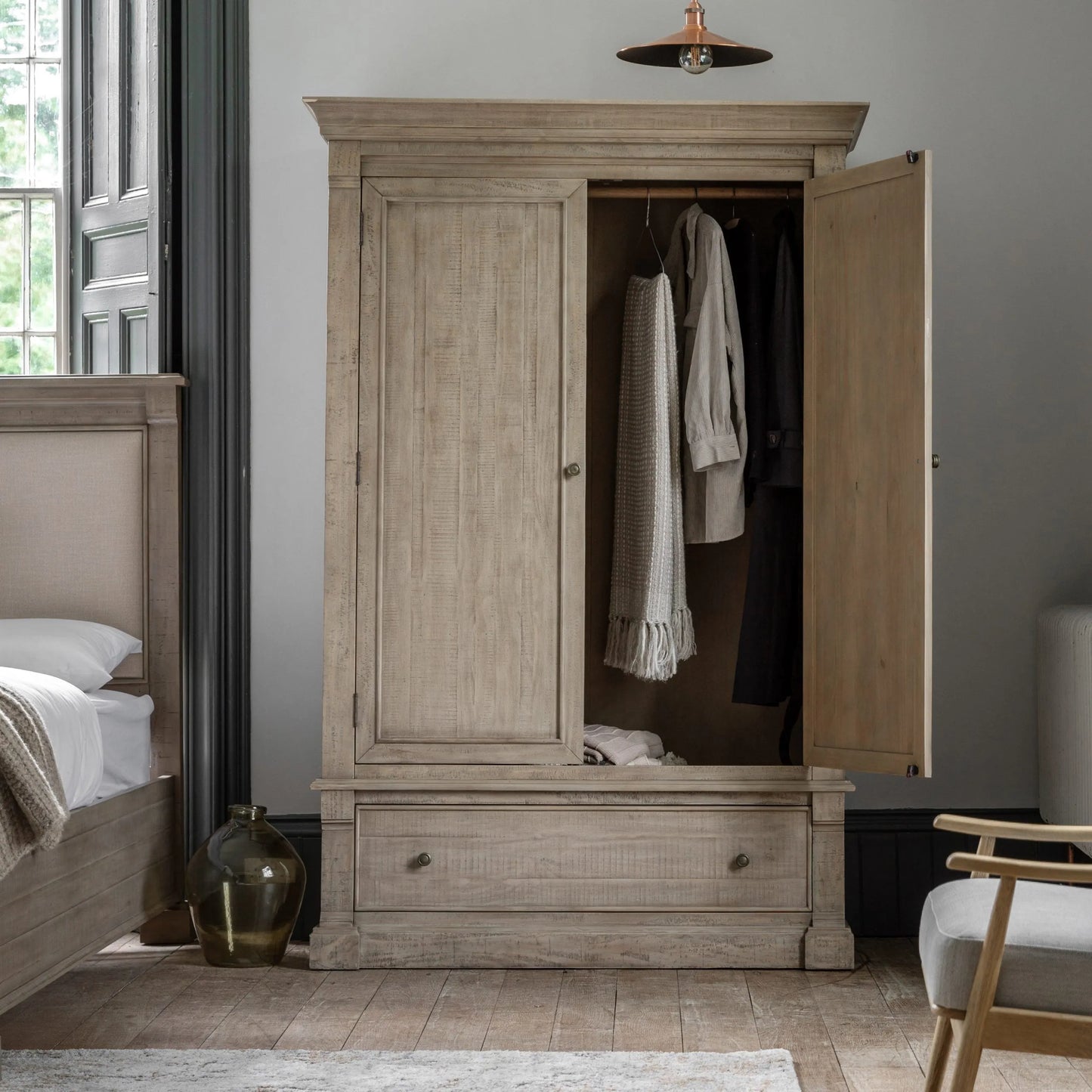 Gallery Direct Vancouver 2 Door Wardrobe