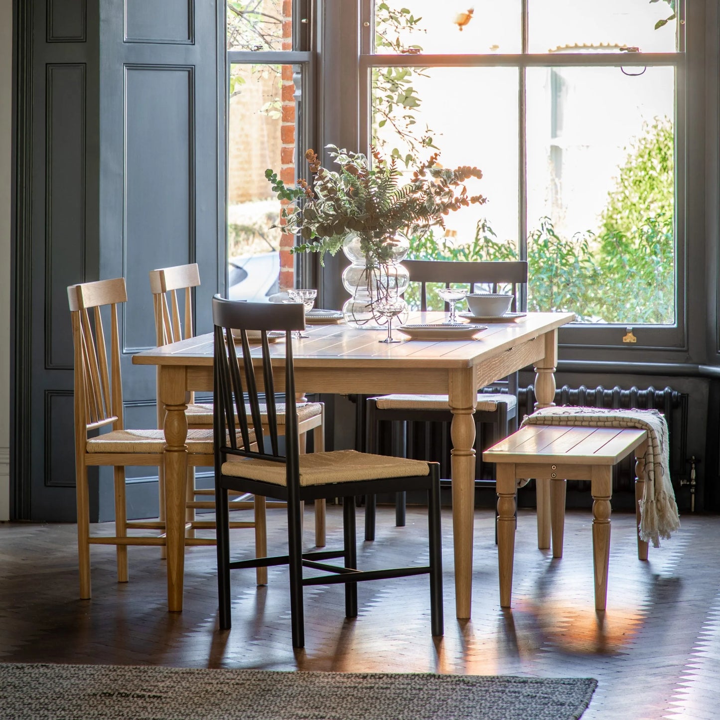 Gallery Direct Eton Extending Dining Table in Natural