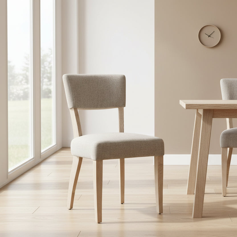 Gallery Direct Eton Pair of Upholstered Dining Chairs