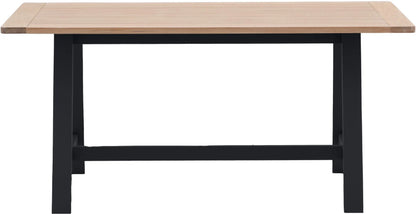 Gallery Direct Eton Trestle Table in Meteor