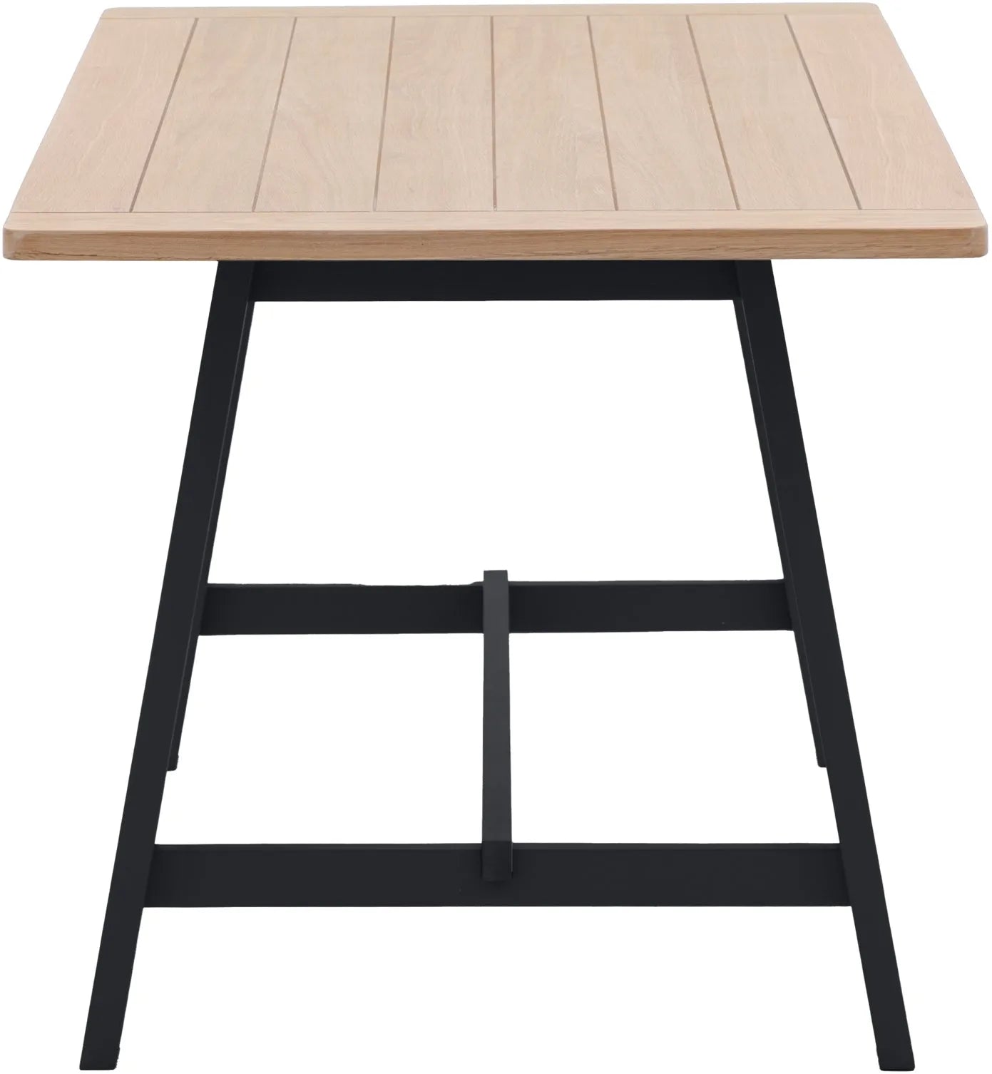Gallery Direct Eton Trestle Table in Meteor