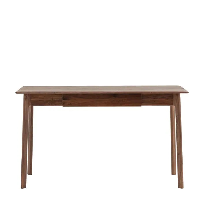 Gallery Direct Madrid 1 Drawer Desk in Walnut