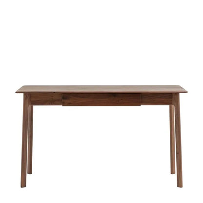 Gallery Direct Madrid 1 Drawer Desk in Walnut
