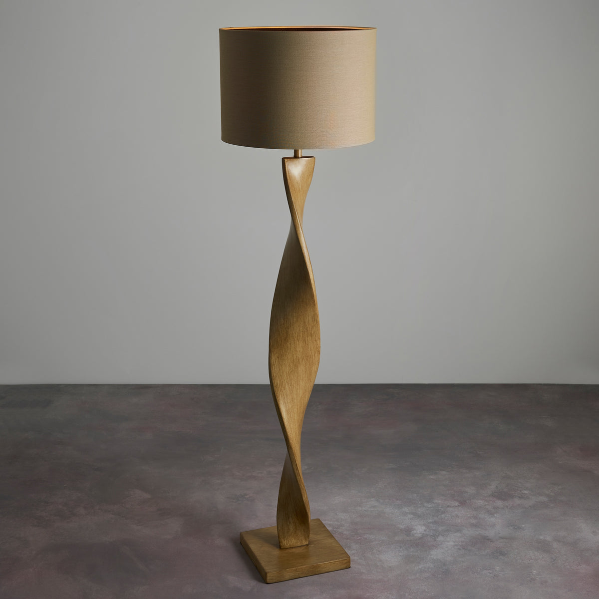 Gallery Direct Abia Floor Lamp, styled in a room setting