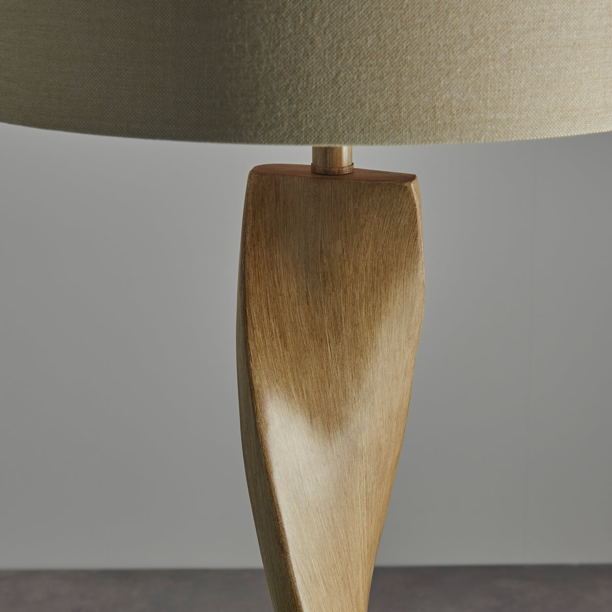 Gallery Direct Abia Floor Lamp, close-up of the finish and design