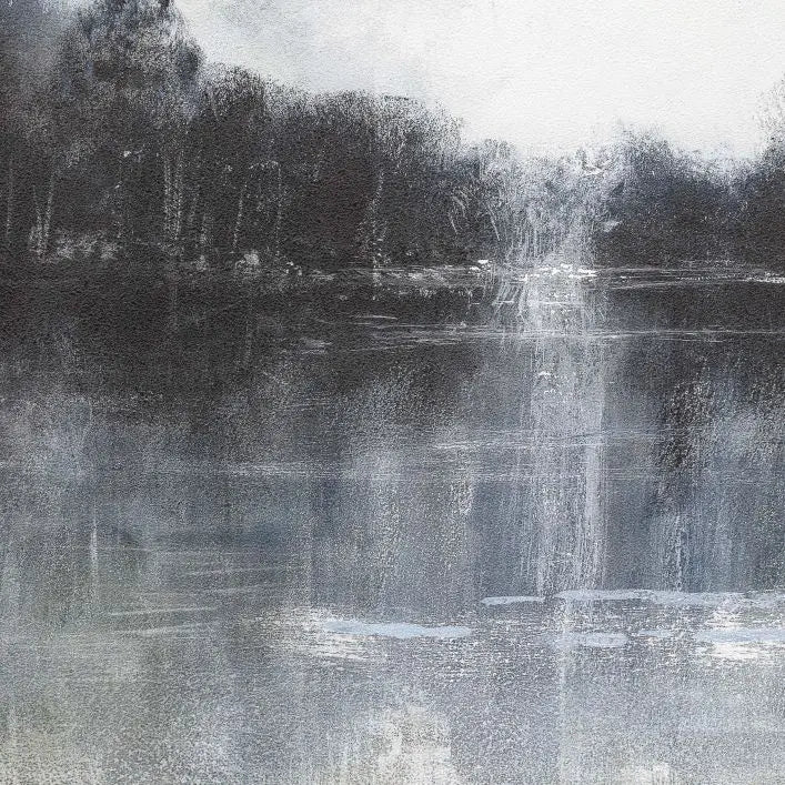 Gallery Direct Adrift Framed Art by Anthony Waller transforms any space into a sanctuary of calm, with gentle flowing forms to create visual depth and atmosphere
