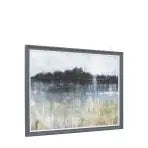 Gallery Direct Adrift Framed Artwork by Anthony Waller is an atmospheric landscape with soft hues surrounded by a complementary grey frame