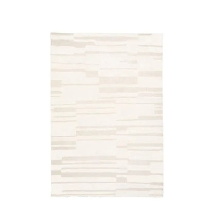Gallery Direct Albany Cream Tonal Rug measures 1600x2300mm in a hand tufted plush pile with a abstract design 