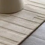 Gallery Direct Albany Hand Tufted Cream Tonal Rug measuring 2000x2900mm with a soft plush pile