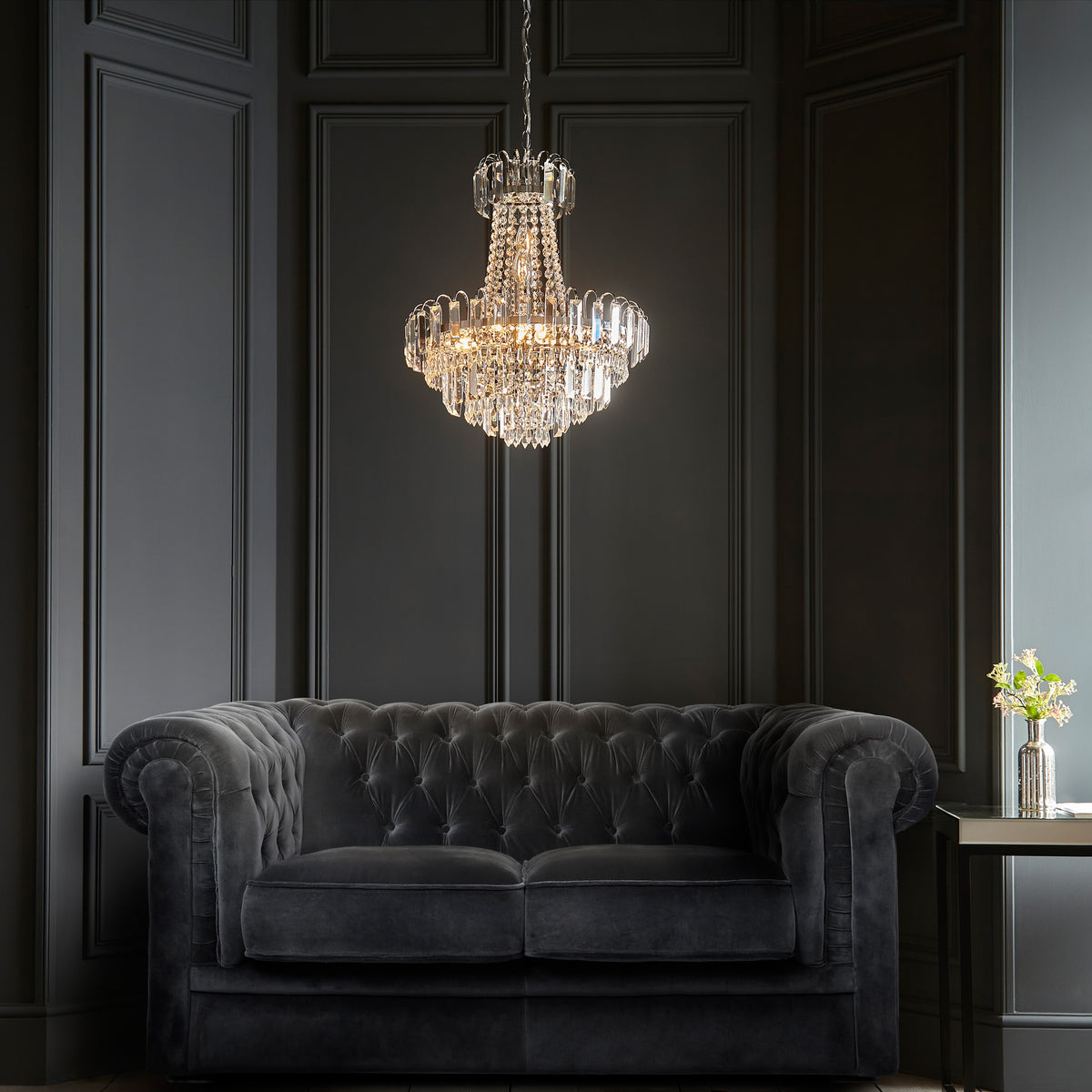 Gallery Direct Amadis Pendant Light, styled in a room setting