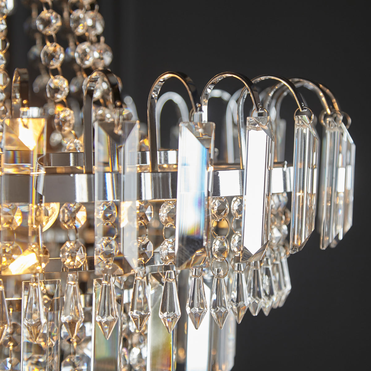 Gallery Direct Amadis Pendant Light, close-up of the finish and design