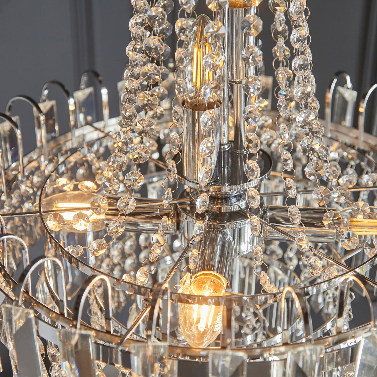 Gallery Direct Amadis Pendant Light, close-up of the finish and design