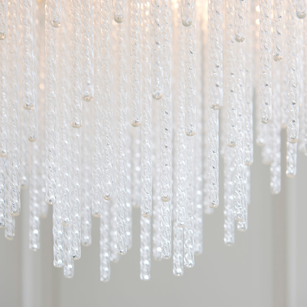 Gallery Direct Anistoria 5 Pendant Light Brushed Aged Brass, close-up of the finish and design