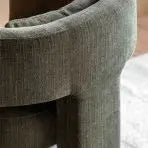 Gallery Direct Arezzo Armchair in a rich Green plush fabric