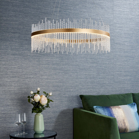 Gallery Direct Avignon Pendant Light, styled in a room setting