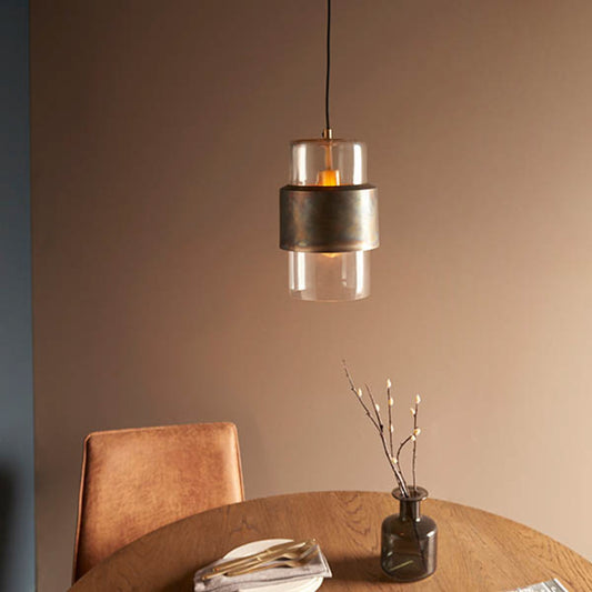 Gallery Direct Ayla Pendant Light Bronze, styled in a room setting