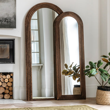 Gallery Direct Beaufort Mirror Dark displayed in a styled interior