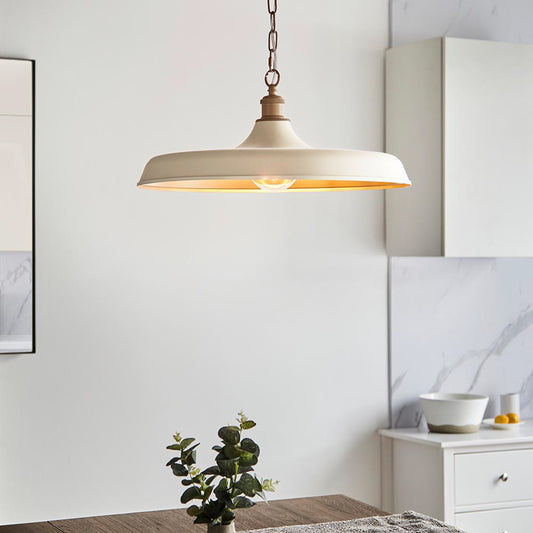 Gallery Direct Bellamy Pendant Lamp Warm White, styled in a room setting