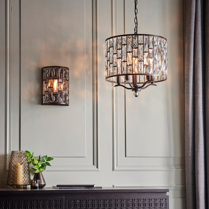 Gallery Direct Belle 5 Pendant Light, styled in a room setting