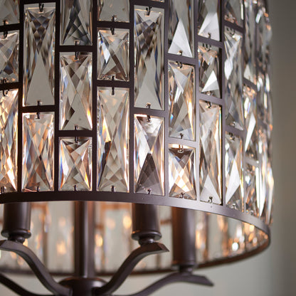 Gallery Direct Belle 5 Pendant Light, close-up of the finish and design
