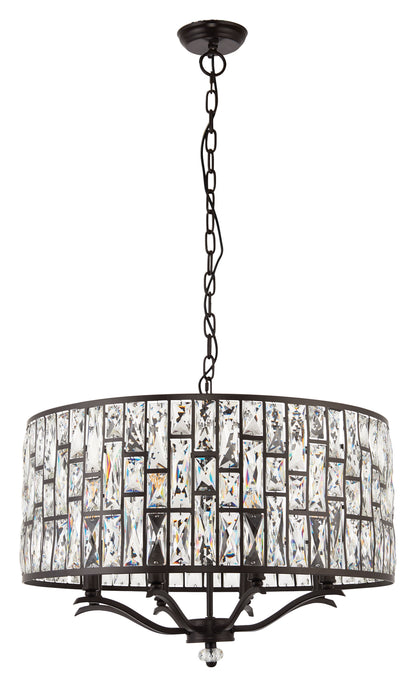 Gallery Direct Belle 8 Pendant Light, complete product view on a white background