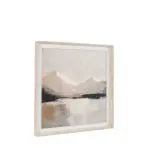 Beyond the Pale Framed Canvas by Sabrina Roscino from Gallery Direct features a serene mountain wilderness created with tranquil colours and tones