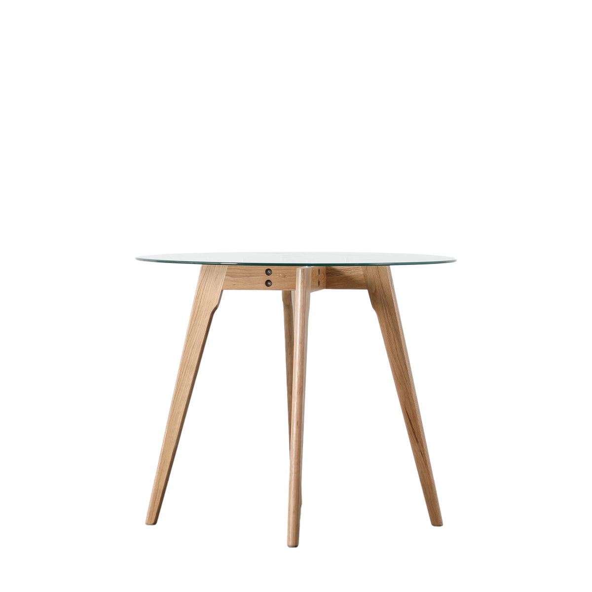 Gallery Direct Blair round dining table rear product view