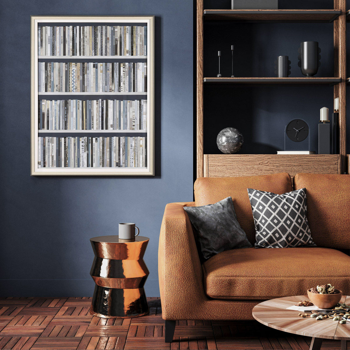 Gallery Direct Blockbusters Framed Art displayed in a styled interior