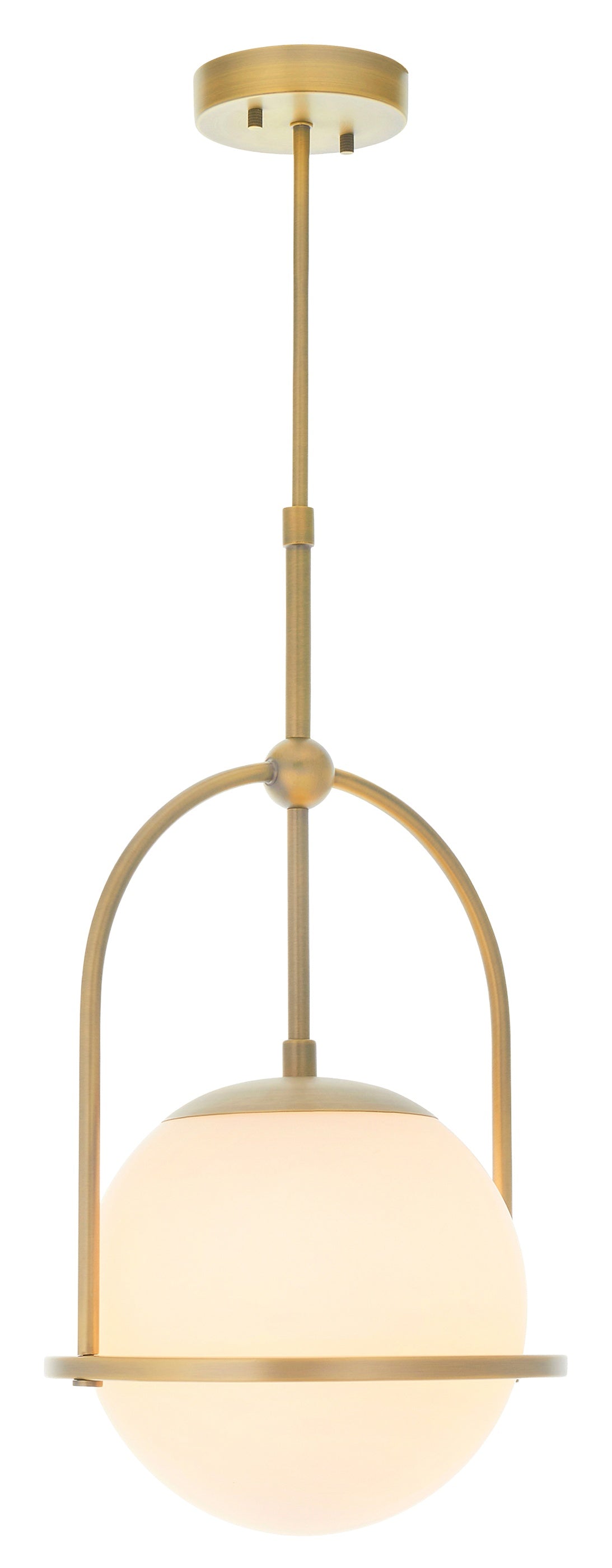 Gallery Direct Boston 1 Pendant light, complete product view on a white background