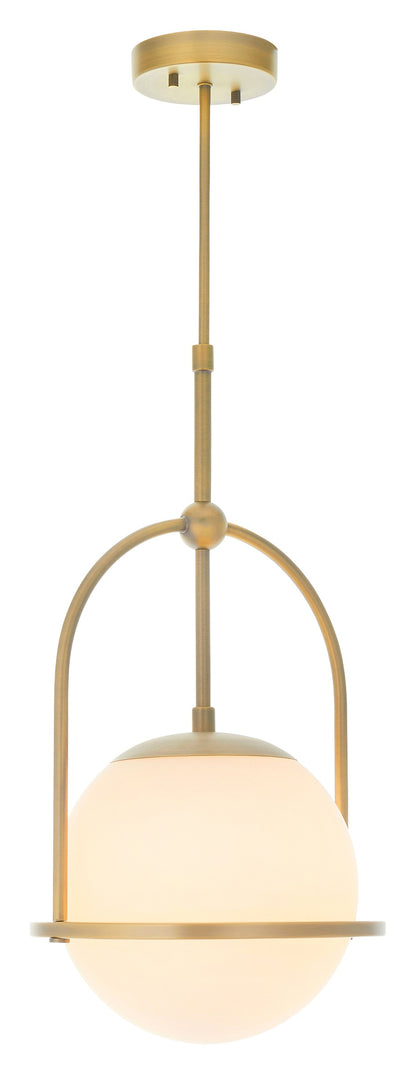 Gallery Direct Boston 1 Pendant light, complete product view on a white background