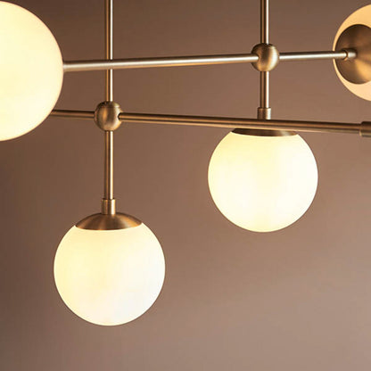 Gallery Direct Boston 6 Ceiling Light, close-up of the finish and design