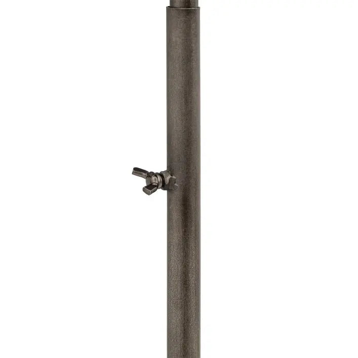 Gallery Direct Brogdale Hanging Bar in Black features adjustable rails for varying display heights