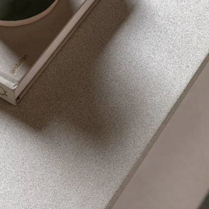 Gallery Direct Caluso Coffee Table is constructed from GRC to deliver a smooth, curved and tactile surface, finished in a matt linen tone. 