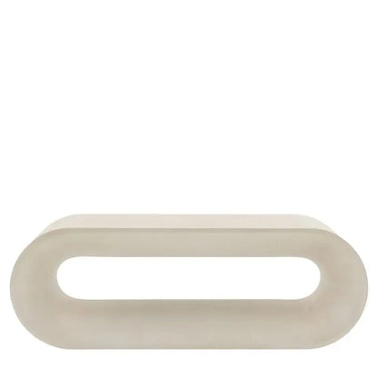 Gallery Direct Caluso Coffee Table made from glass reinforced concrete for a smooth and contemporary design that can be used in both indoor and outdoor settings